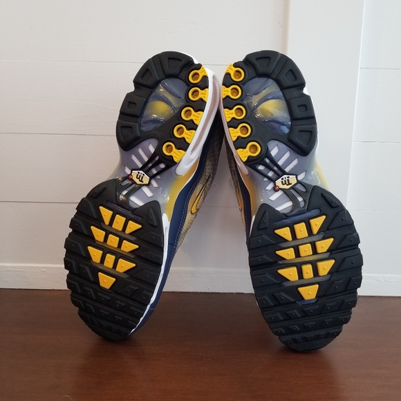 Nike Air Max Plus OG Steel Yellow Mens Size 11 - Picture 5 of 7